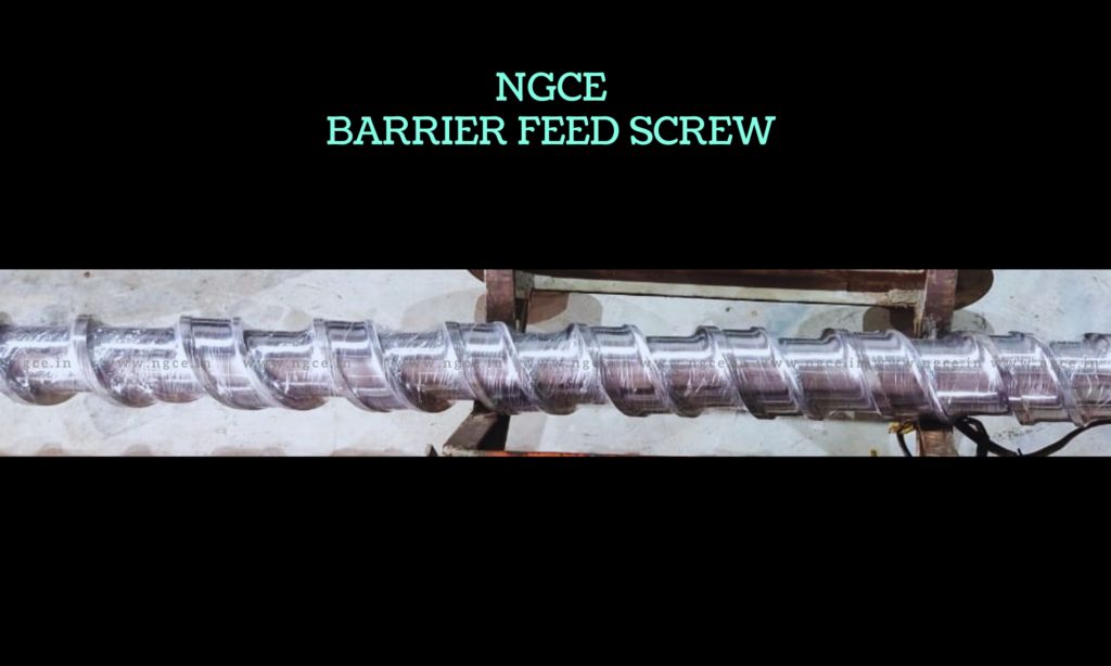 Barrier screw barrel manufacturing on CNC machine at NGCE India