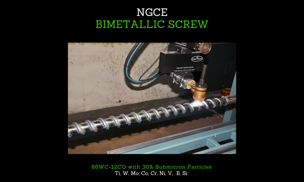 Bimetallic screw barrel manufacturing on CNC machine at NGCE India